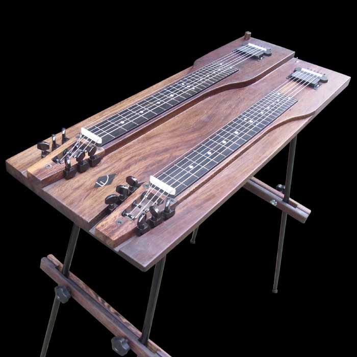 #55 console lap steel angled