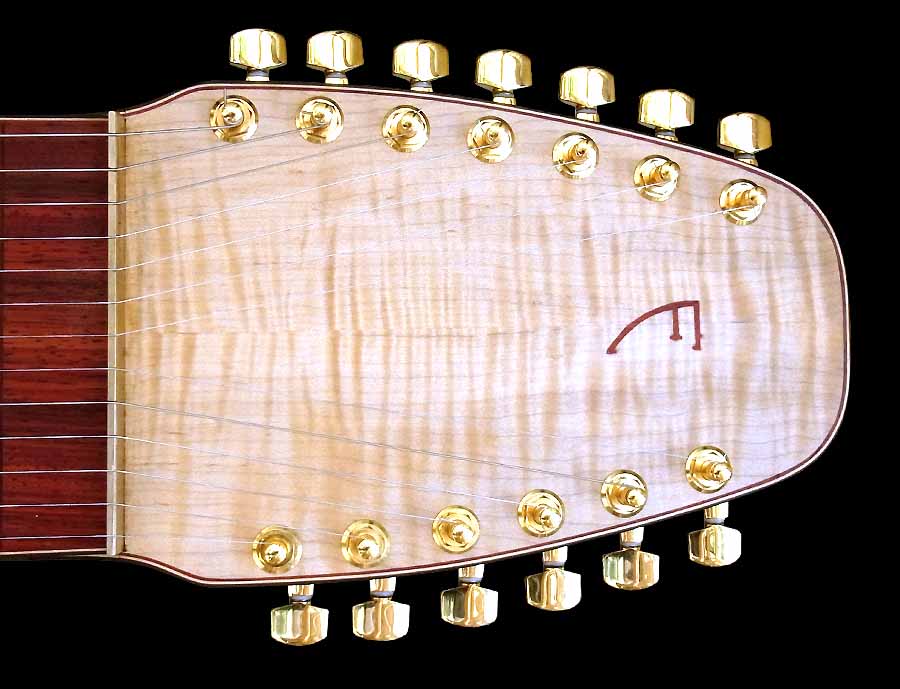 #79 lap steel 13-string head