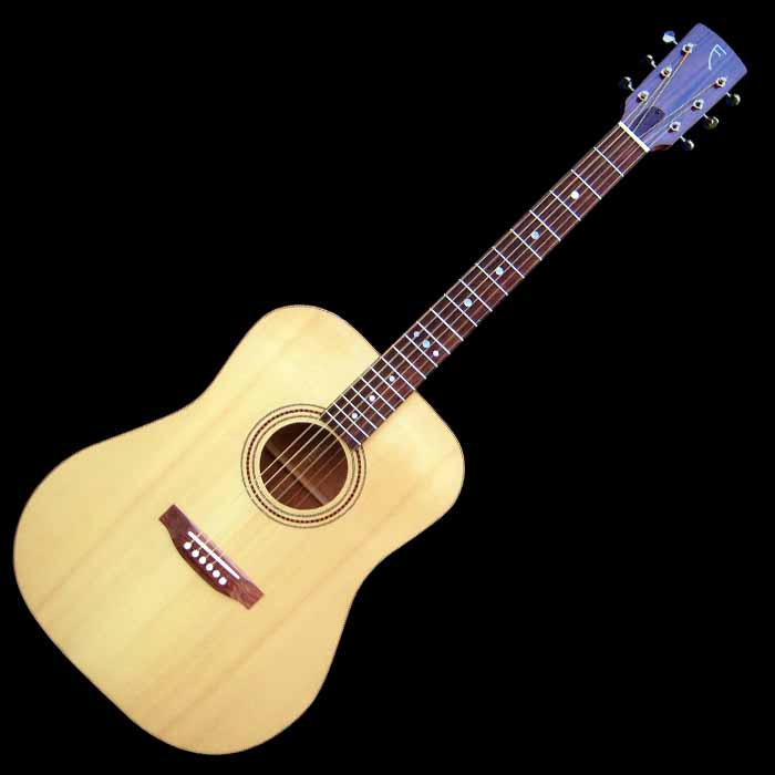 D-style acoustic guitar front