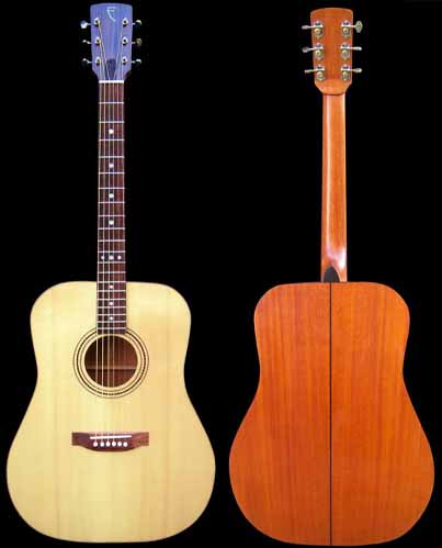 D-style acoustic guitar overview